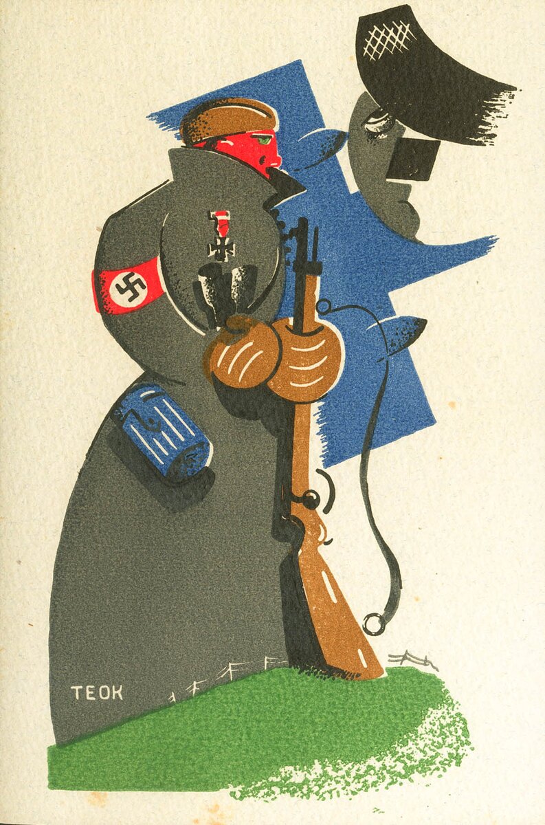 2254 | Civil War. Nationalist Postcard