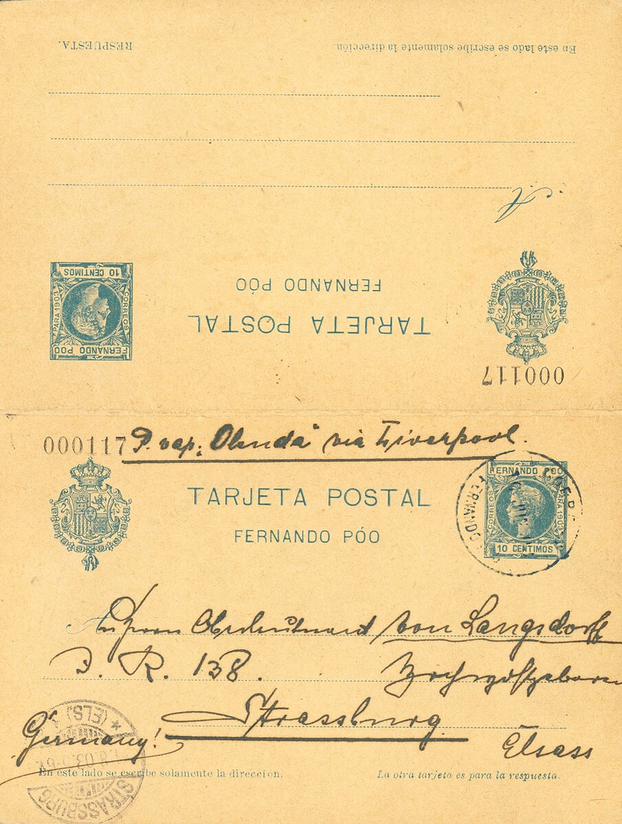 2569 | Fernando Poo. Postal Stationery