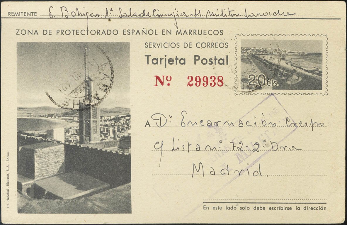 2705 | Marruecos. Entero Postal