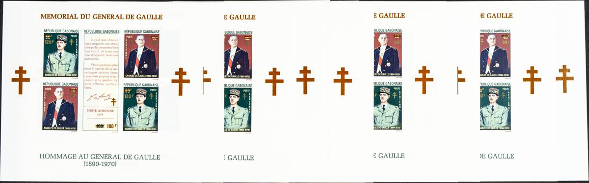 105 | Gabon. Sets and stamps stock