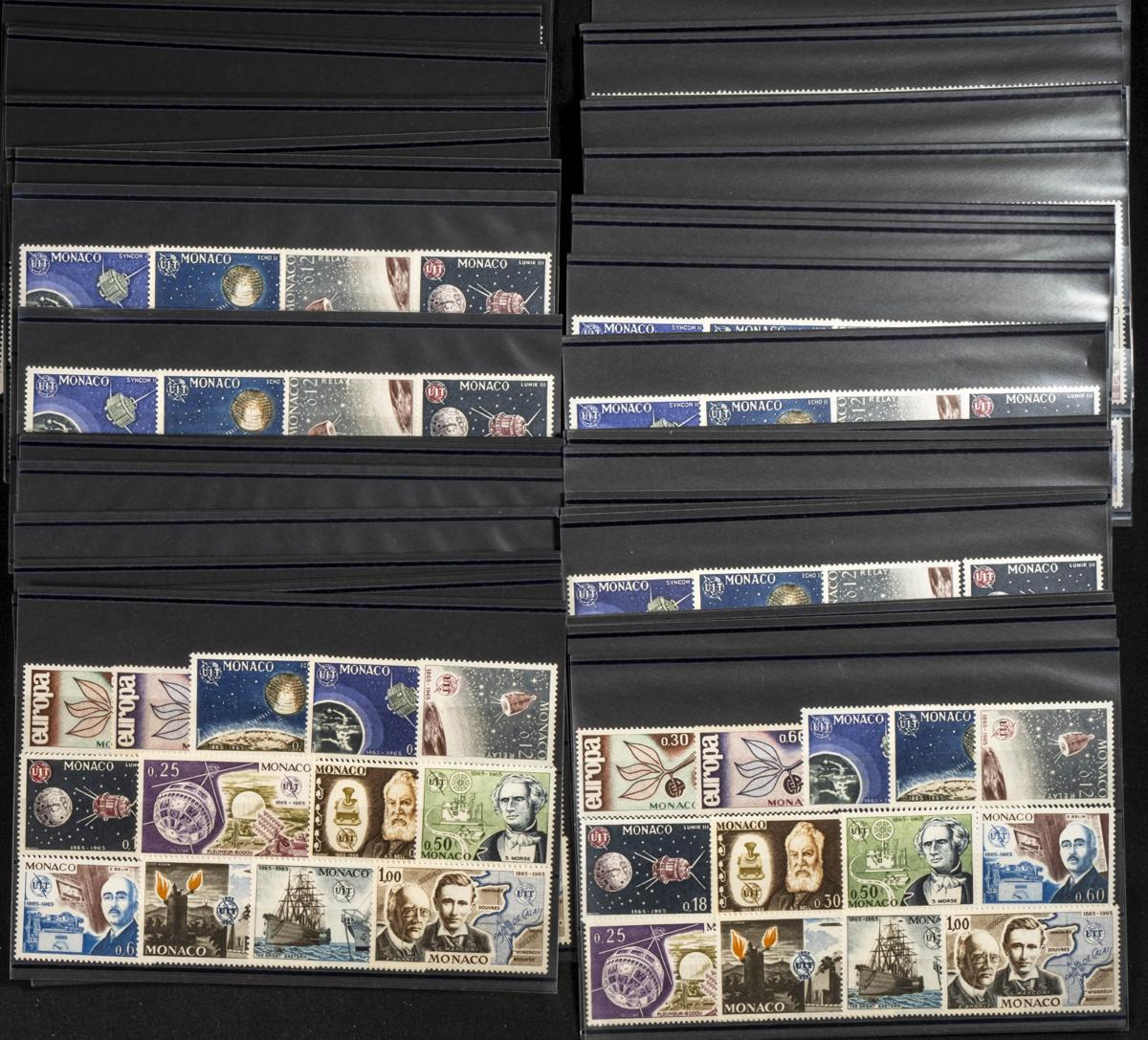 114 | Monaco. Sets and stamps stock