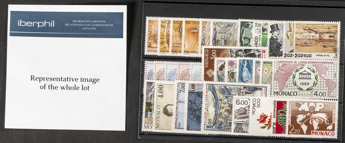 132 | Monaco. Sets and stamps stock