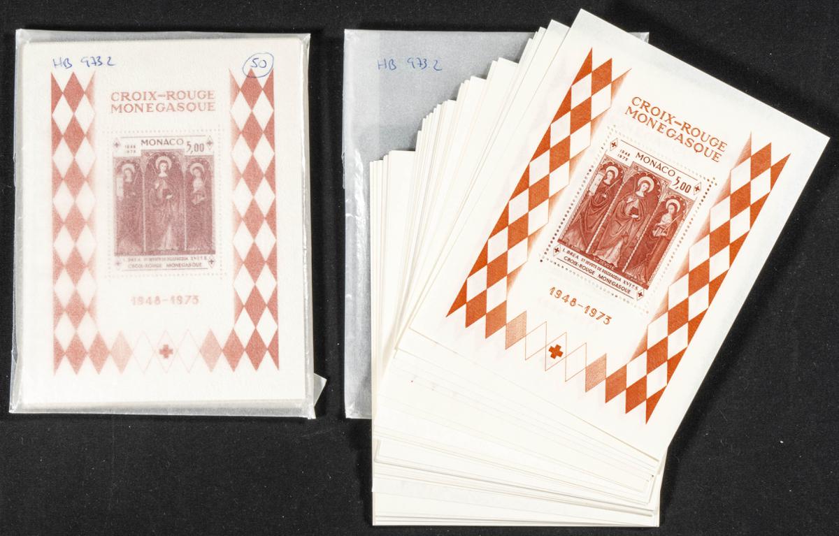 133 | Monaco. Sets and stamps stock