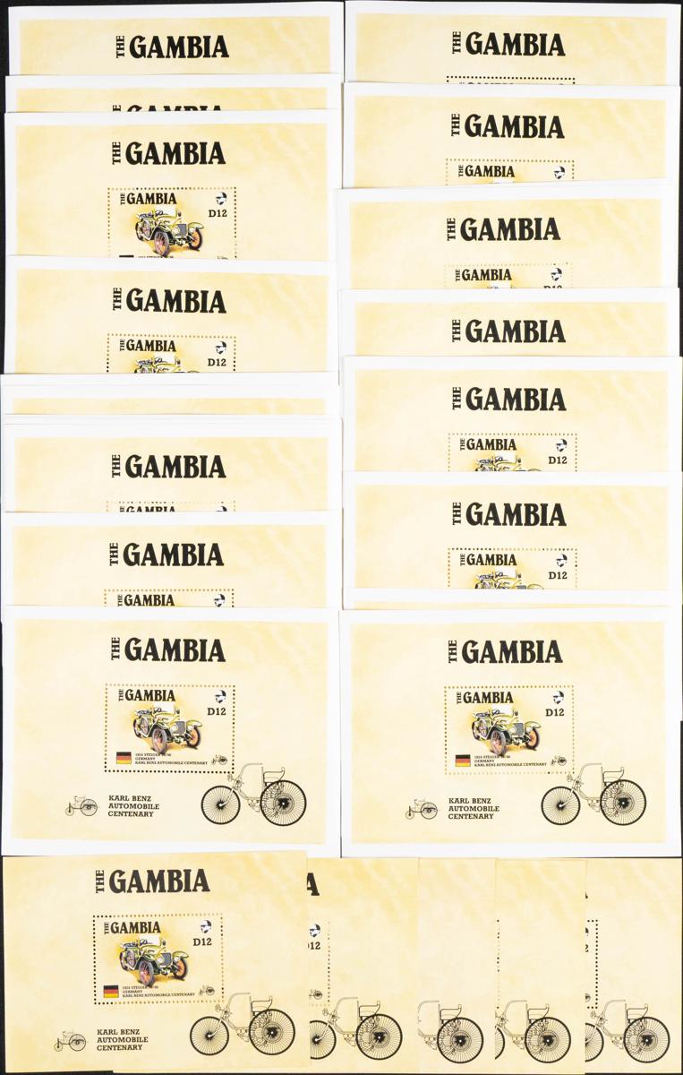 176 | Gambia. Stock de Series y Sellos