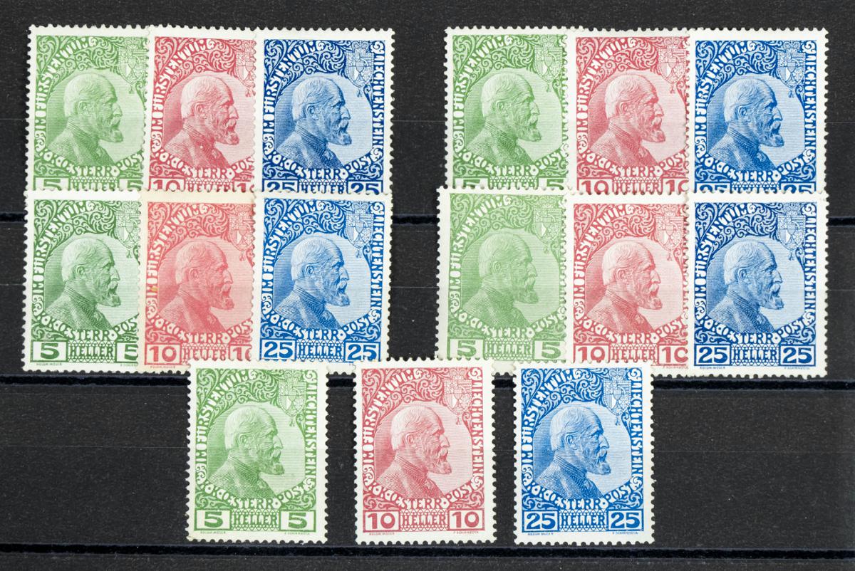 221 | Liechtenstein. Sets and stamps stock
