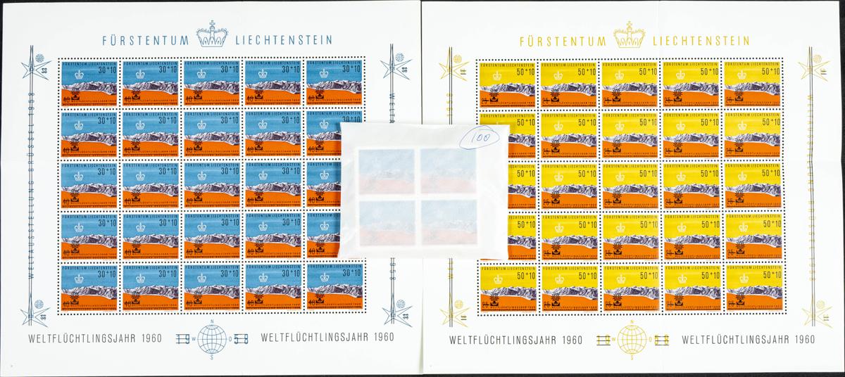 233 | Liechtenstein. Sets and stamps stock