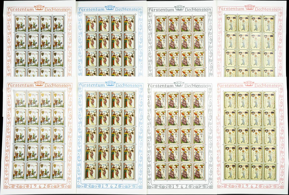 235 | Liechtenstein. Sets and stamps stock
