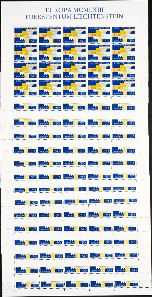 237 | Liechtenstein. Sets and stamps stock