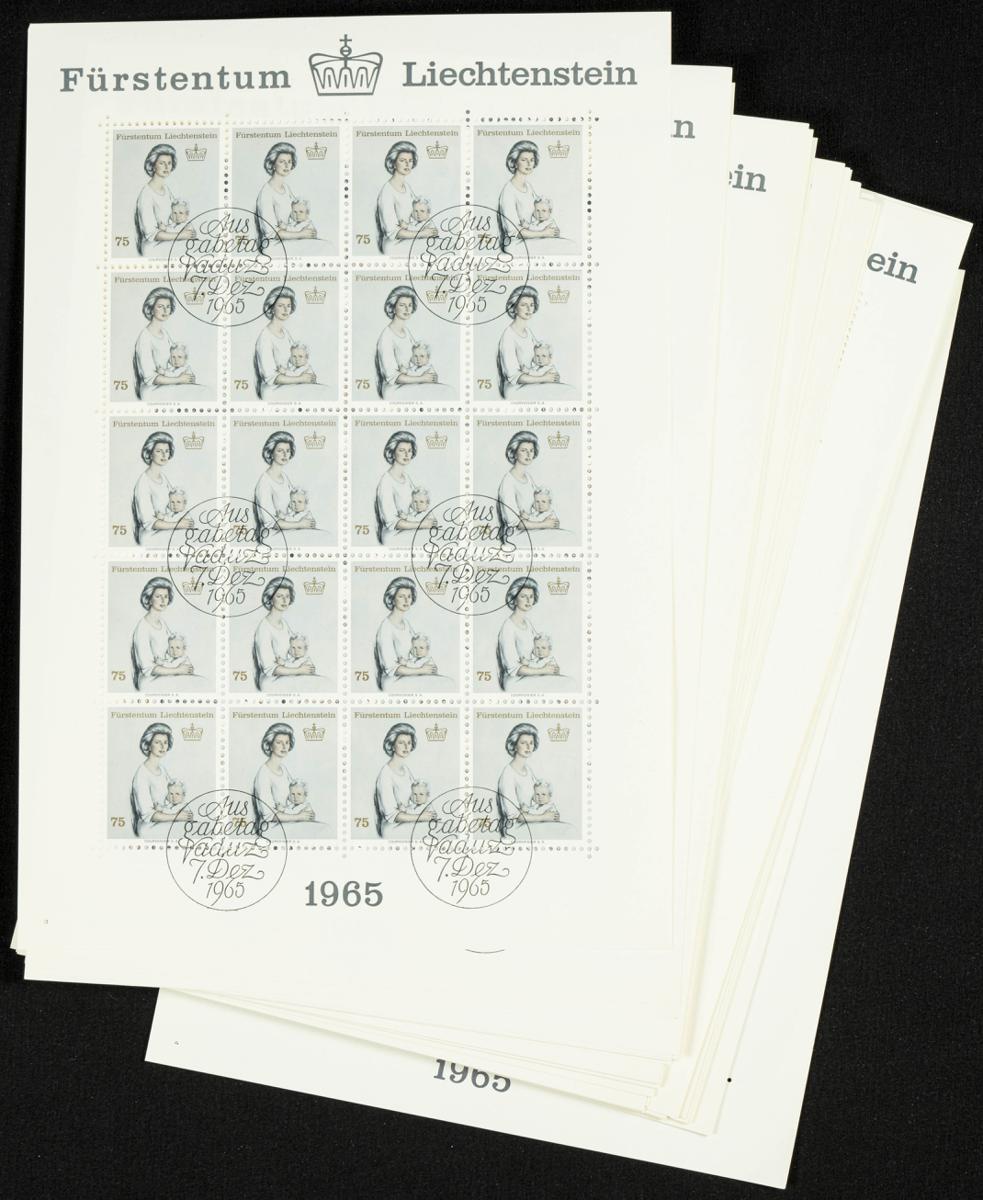 244 | Liechtenstein. Sets and stamps stock