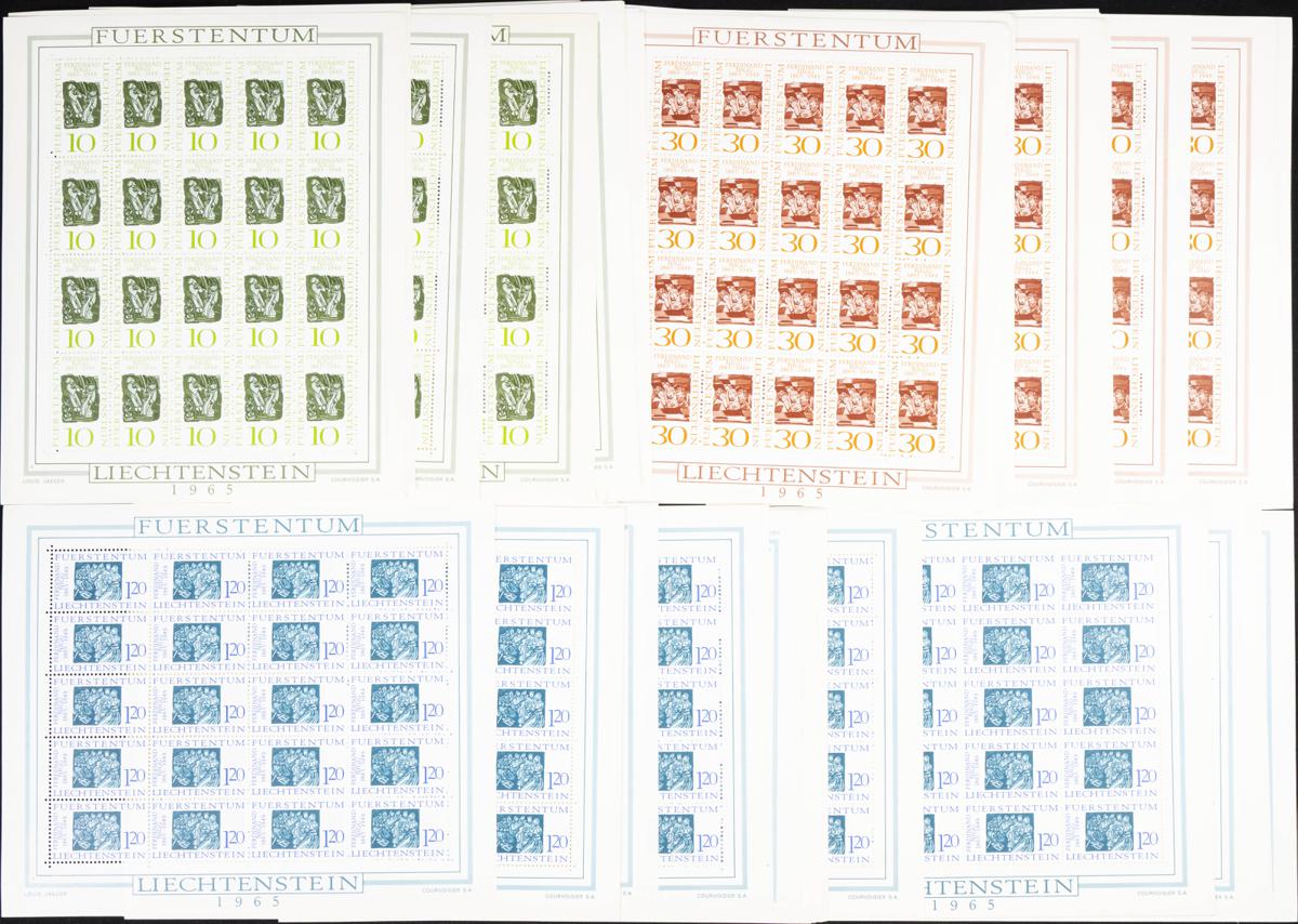 245 | Liechtenstein. Sets and stamps stock