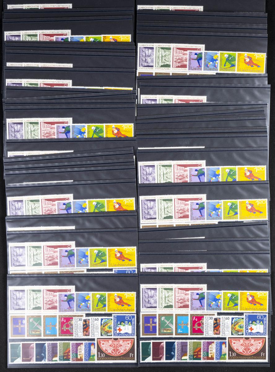 247 | Liechtenstein. Sets and stamps stock