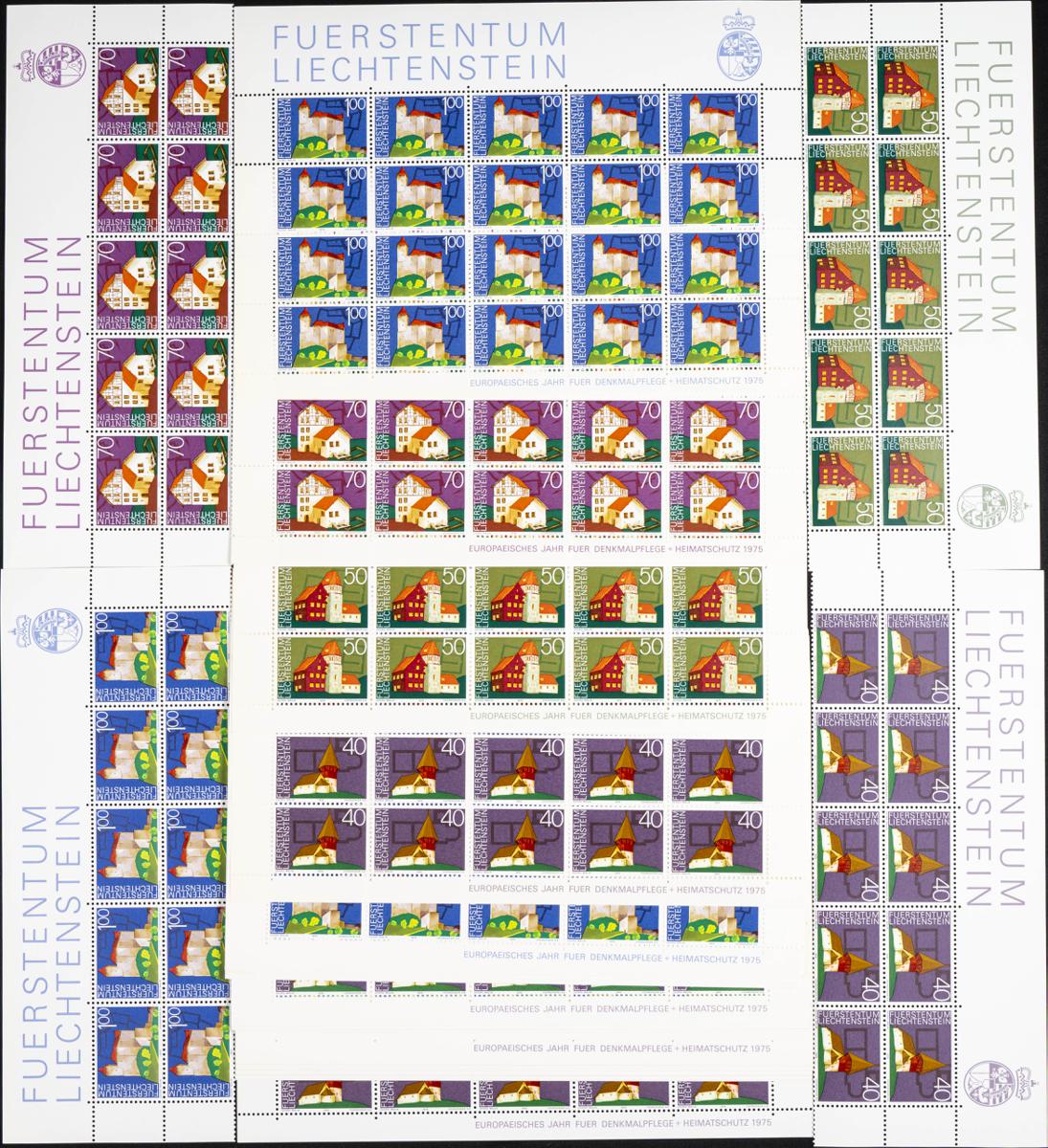 248 | Liechtenstein. Sets and stamps stock