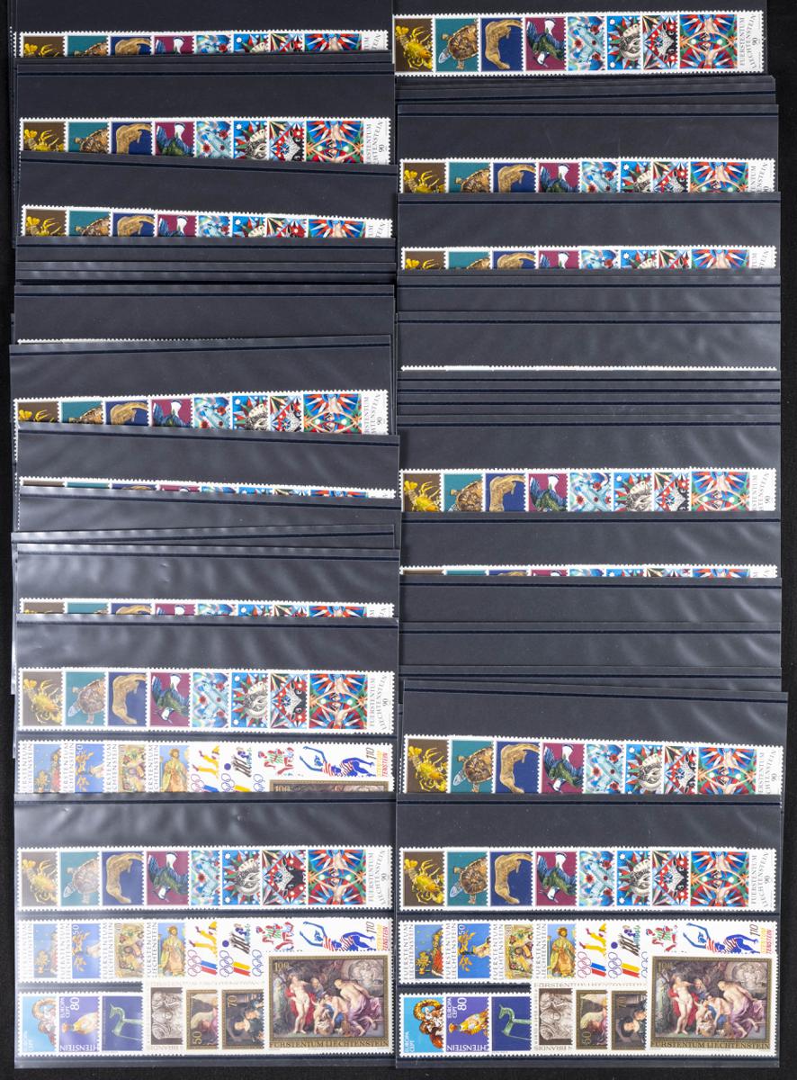 250 | Liechtenstein. Sets and stamps stock