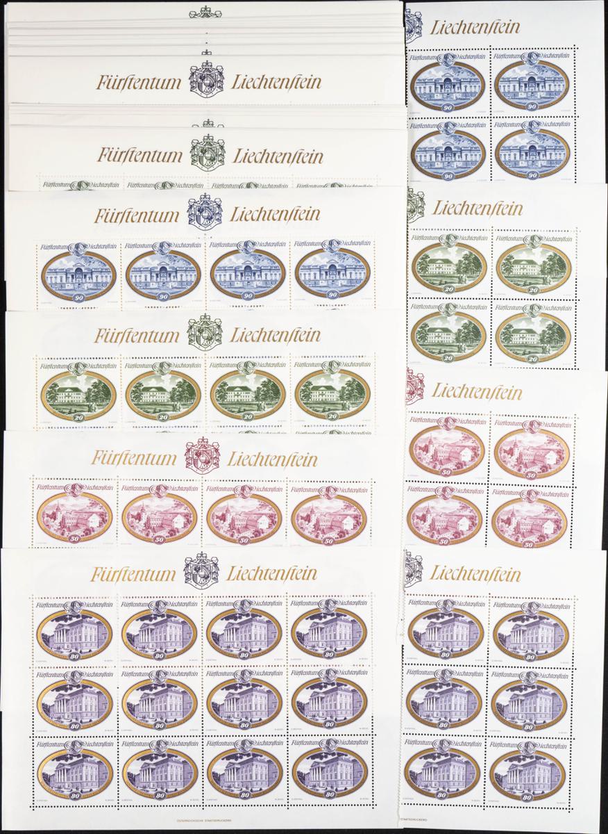 255 | Liechtenstein. Stock de Series y Sellos