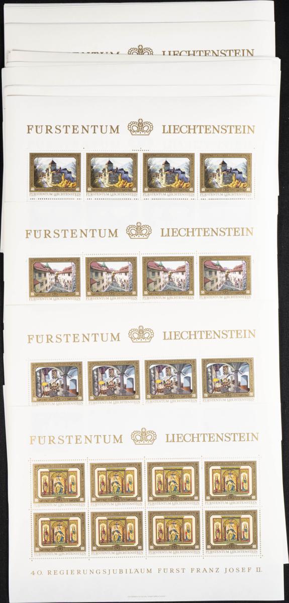 258 | Liechtenstein. Stock de Series y Sellos