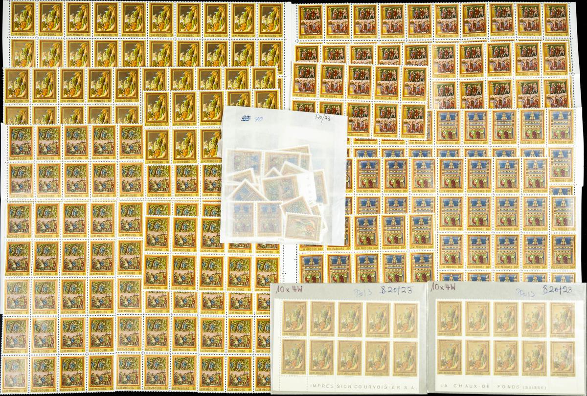 283 | Luxemburgo. Stock de Series y Sellos