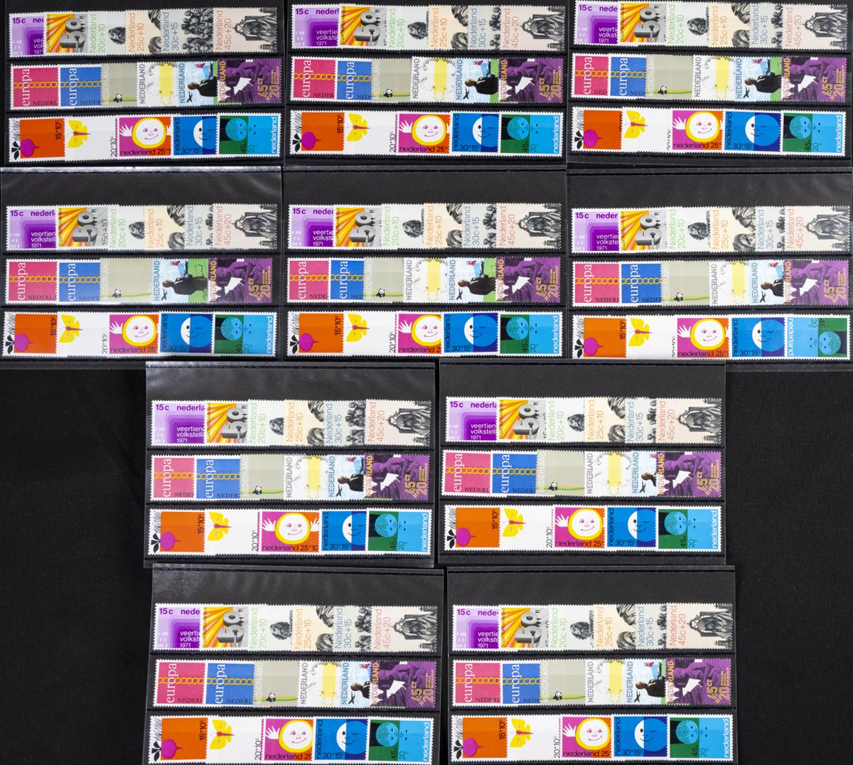 317 | Países Bajos. Stock de Series y Sellos