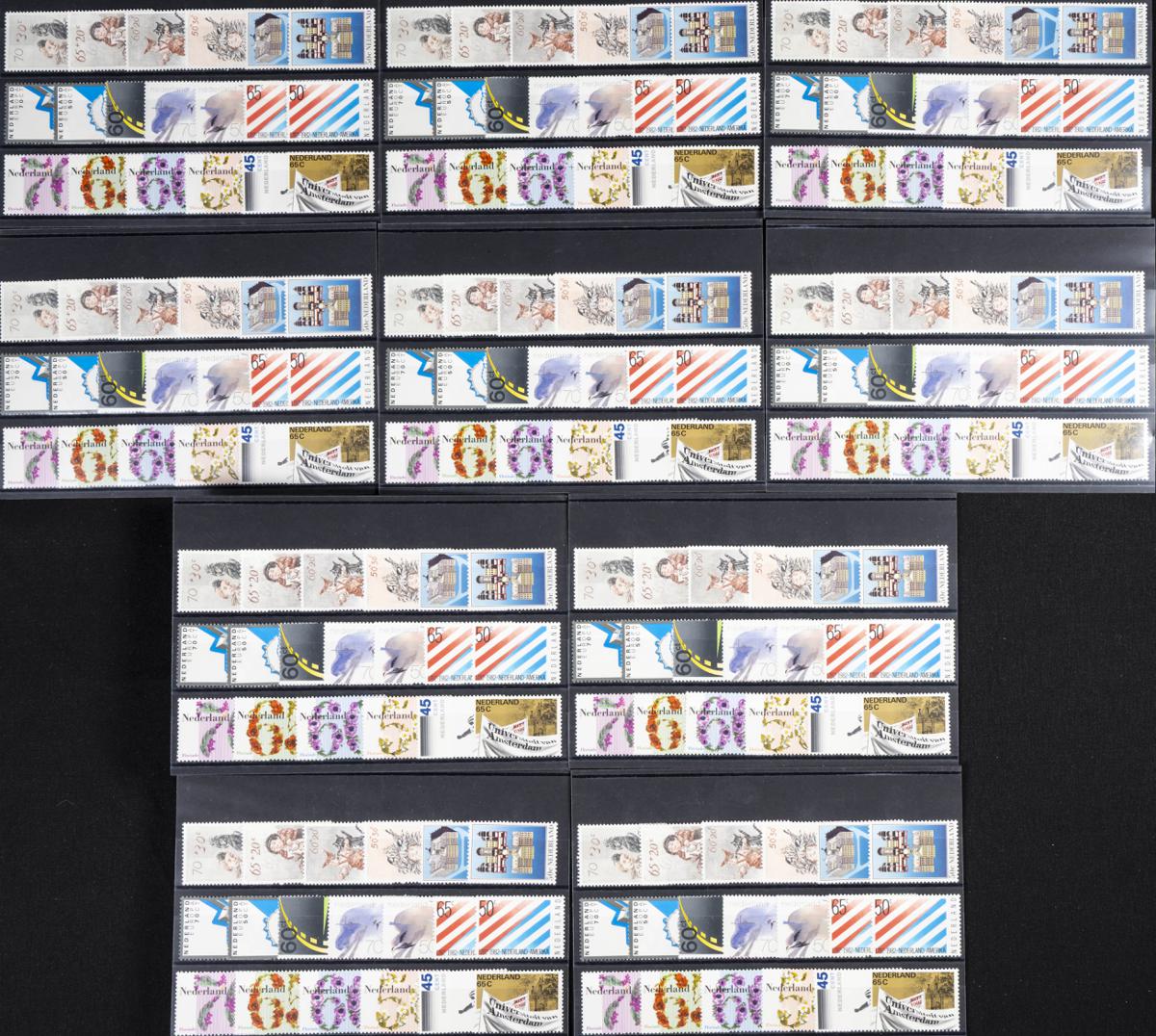 327 | Países Bajos. Stock de Series y Sellos
