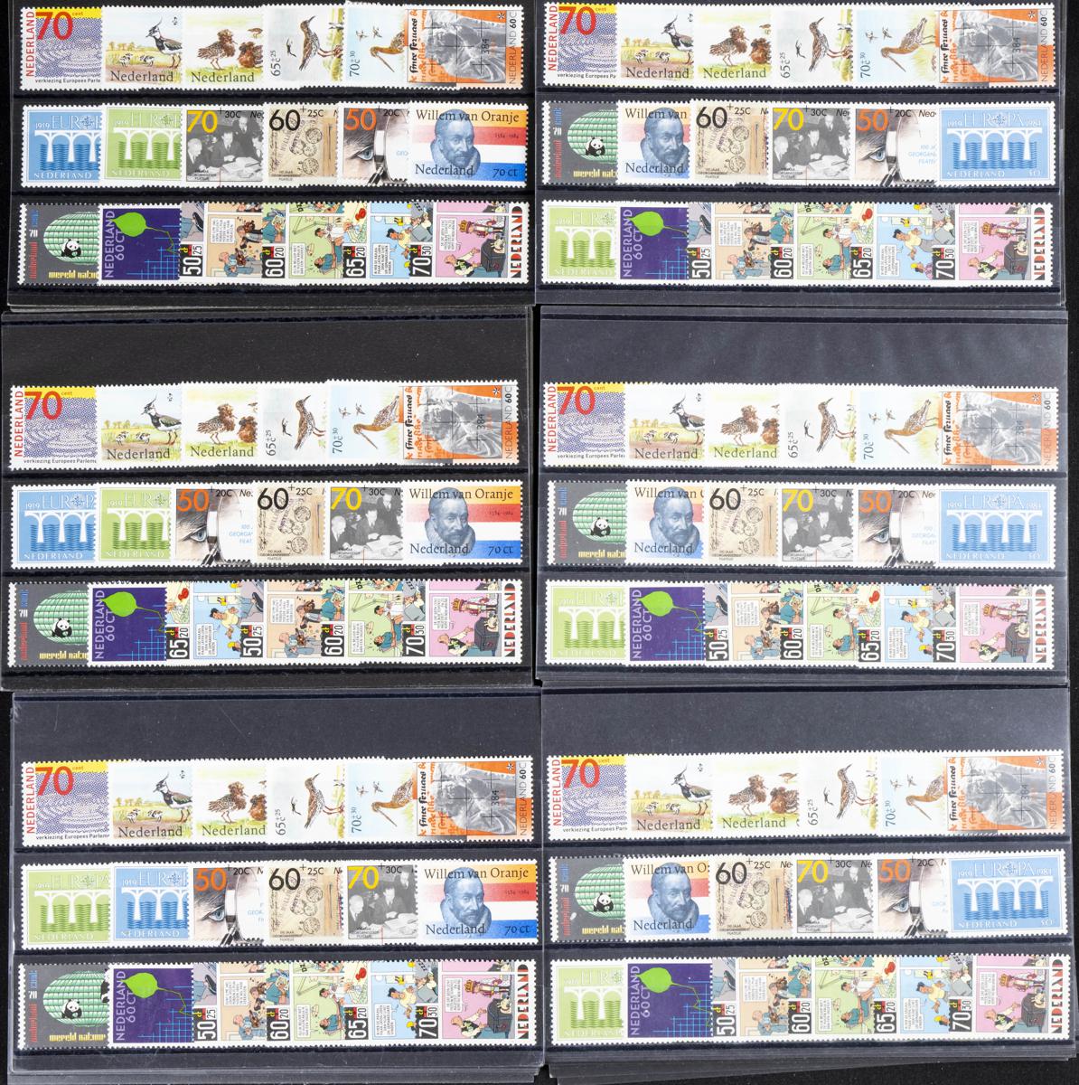 329 | Países Bajos. Stock de Series y Sellos