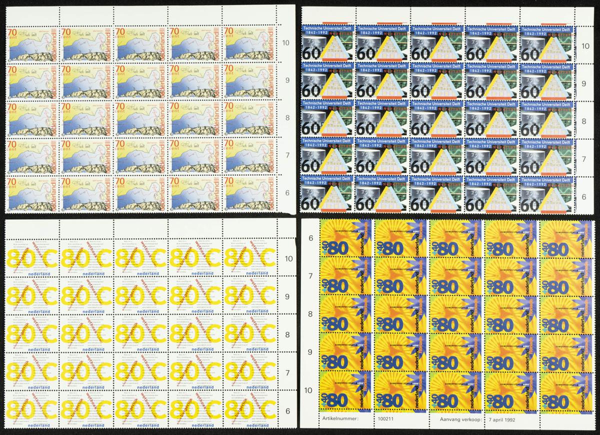 333 | Países Bajos. Stock de Series y Sellos