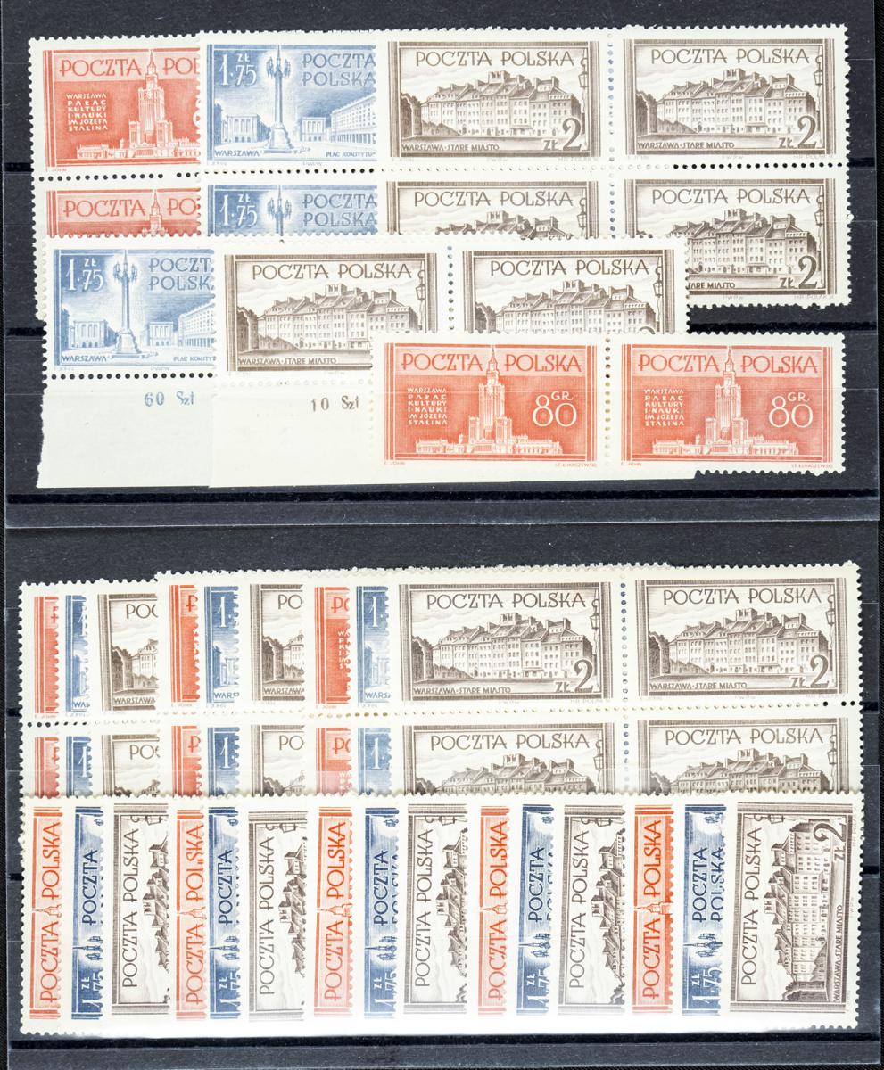 367 | Polonia. Stock de Series y Sellos