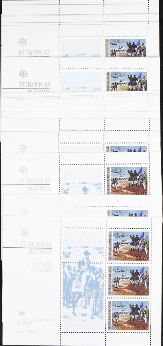 392 | Azores. Stock de Series y Sellos