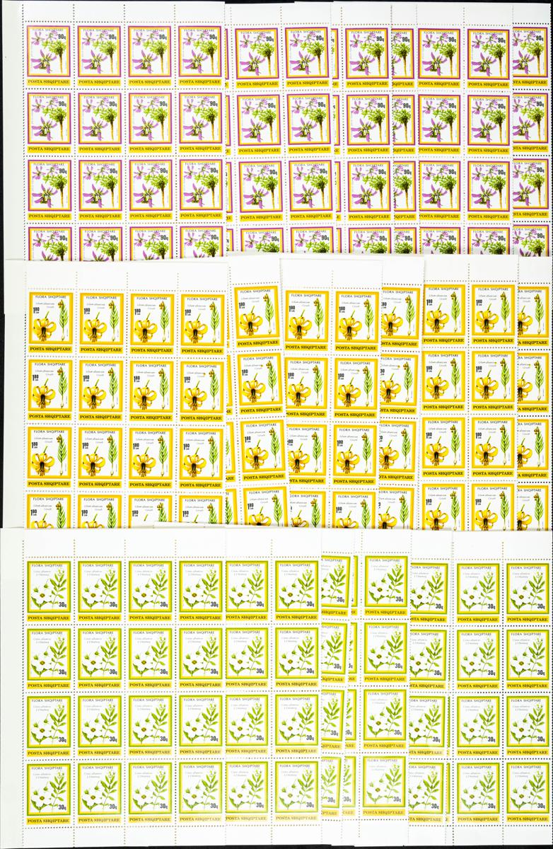 3 - Albania. Sets and stamps stock 