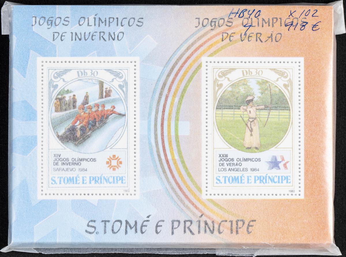 413 | Saint Thomas and Prince. Sets and stamps stock
