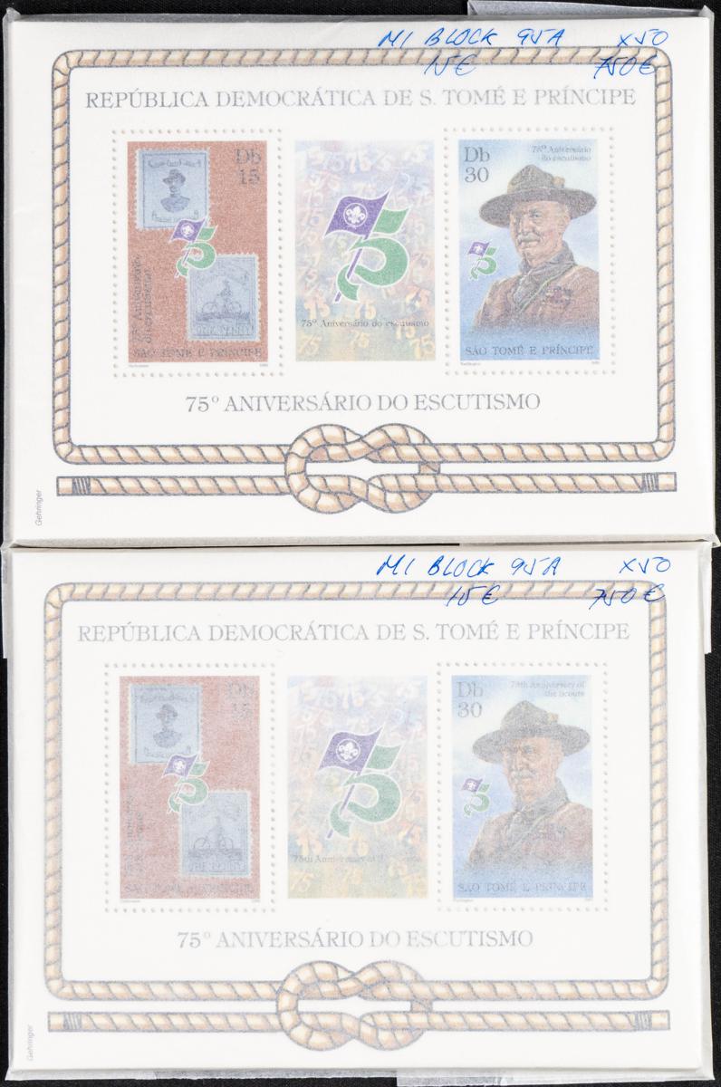 415 | Saint Thomas and Prince. Sets and stamps stock