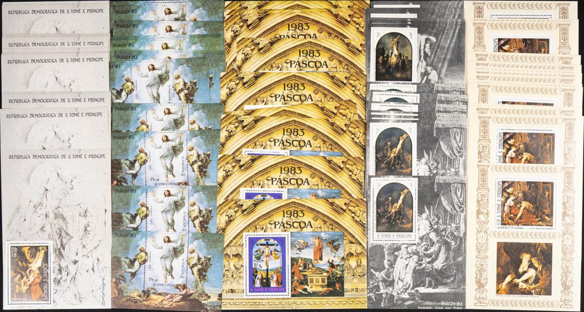 417 | Saint Thomas and Prince. Sets and stamps stock