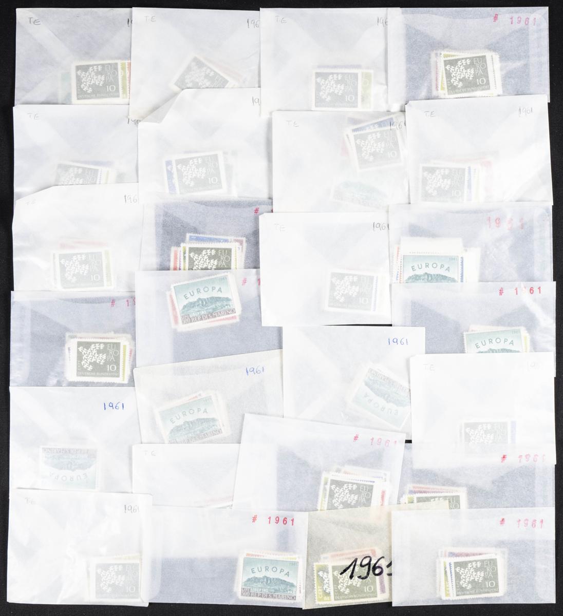 491 | Tema Europa. Stock de Series y Sellos