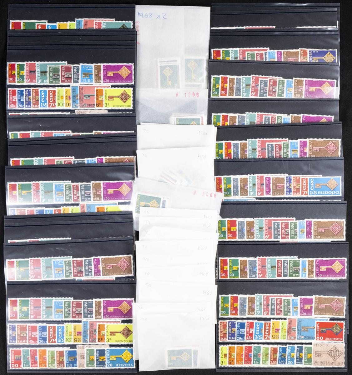 501 | Tema Europa. Stock de Series y Sellos