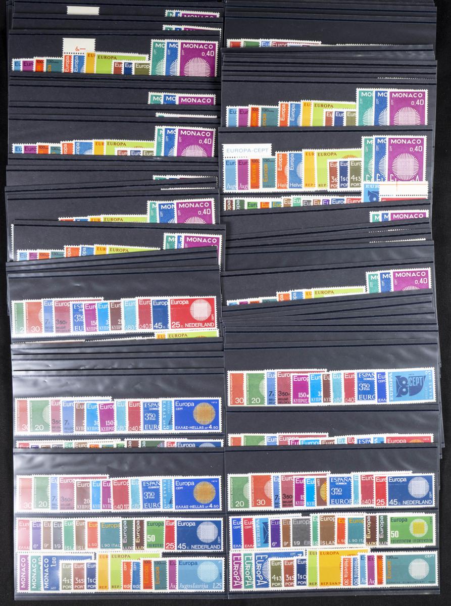 505 | Tema Europa. Stock de Series y Sellos