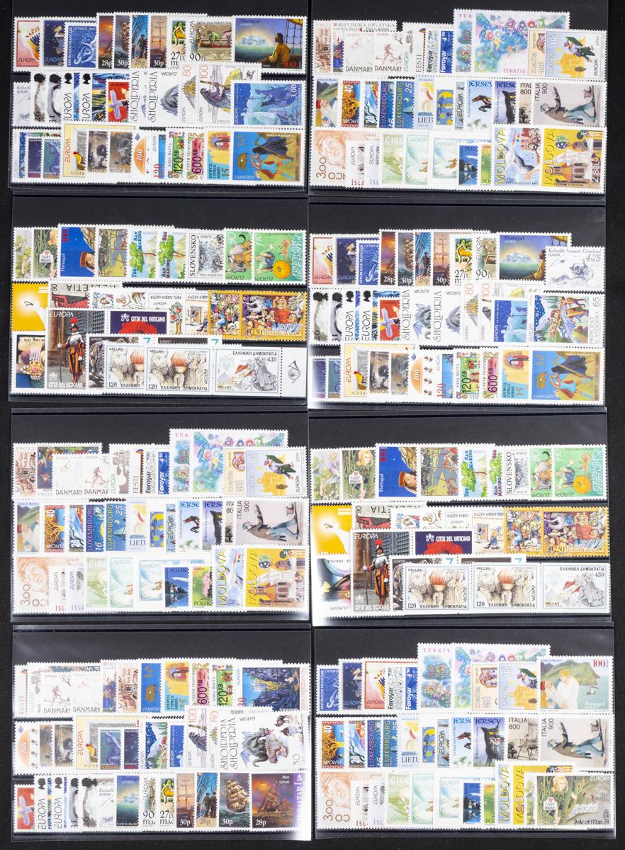 536 | Tema Europa. Stock de Series y Sellos