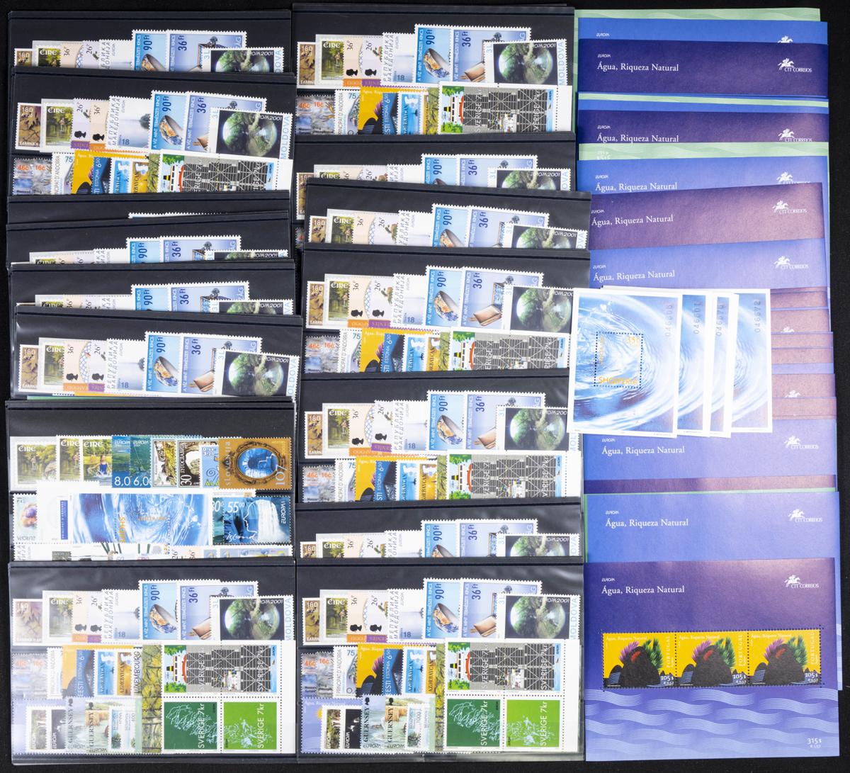 539 | Tema Europa. Stock de Series y Sellos