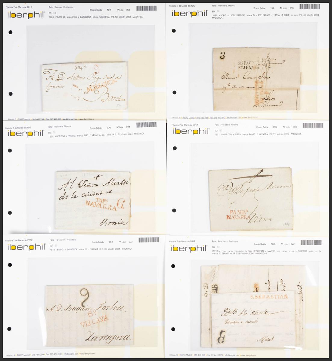 545 | Lotes y Colecciones.España. Historia Postal