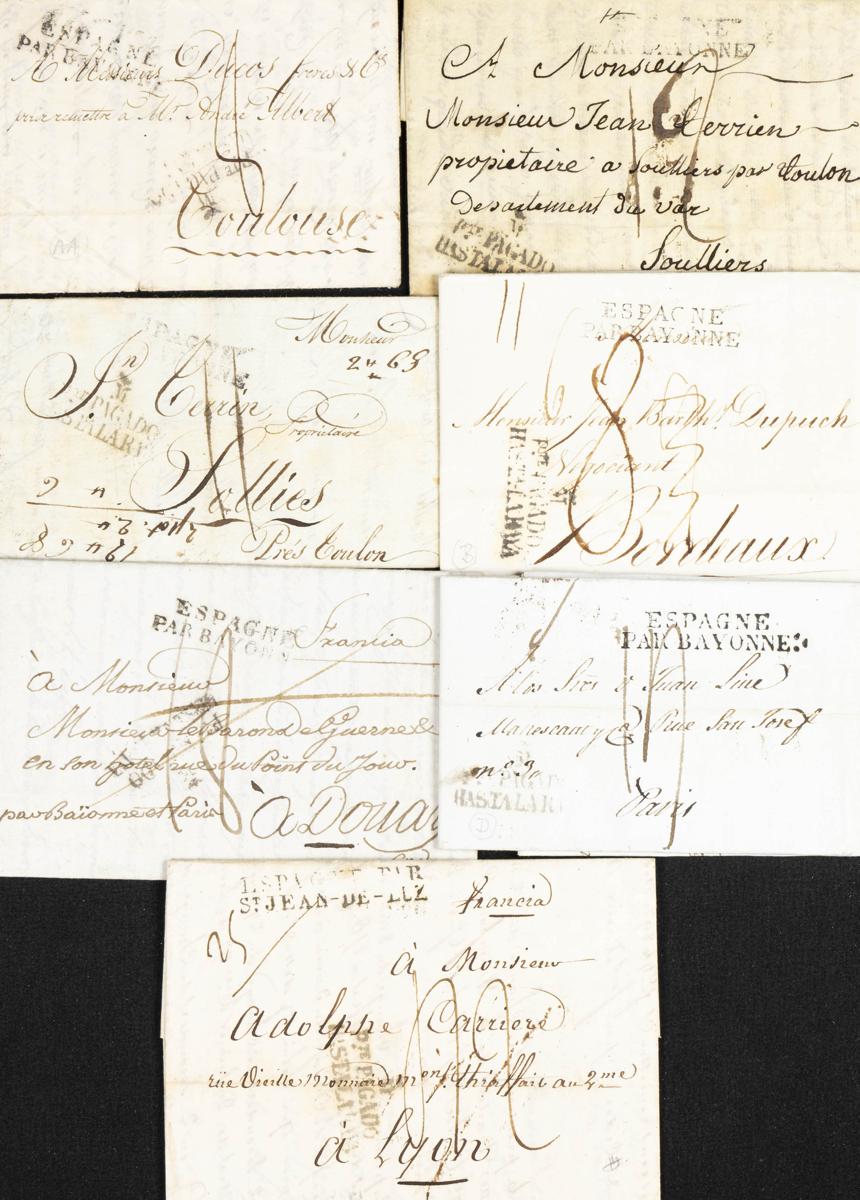 555 | Spanish Collection. Postal History