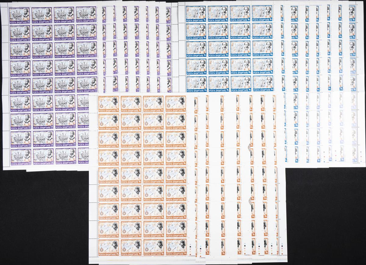 5 - Albania. Sets and stamps stock 