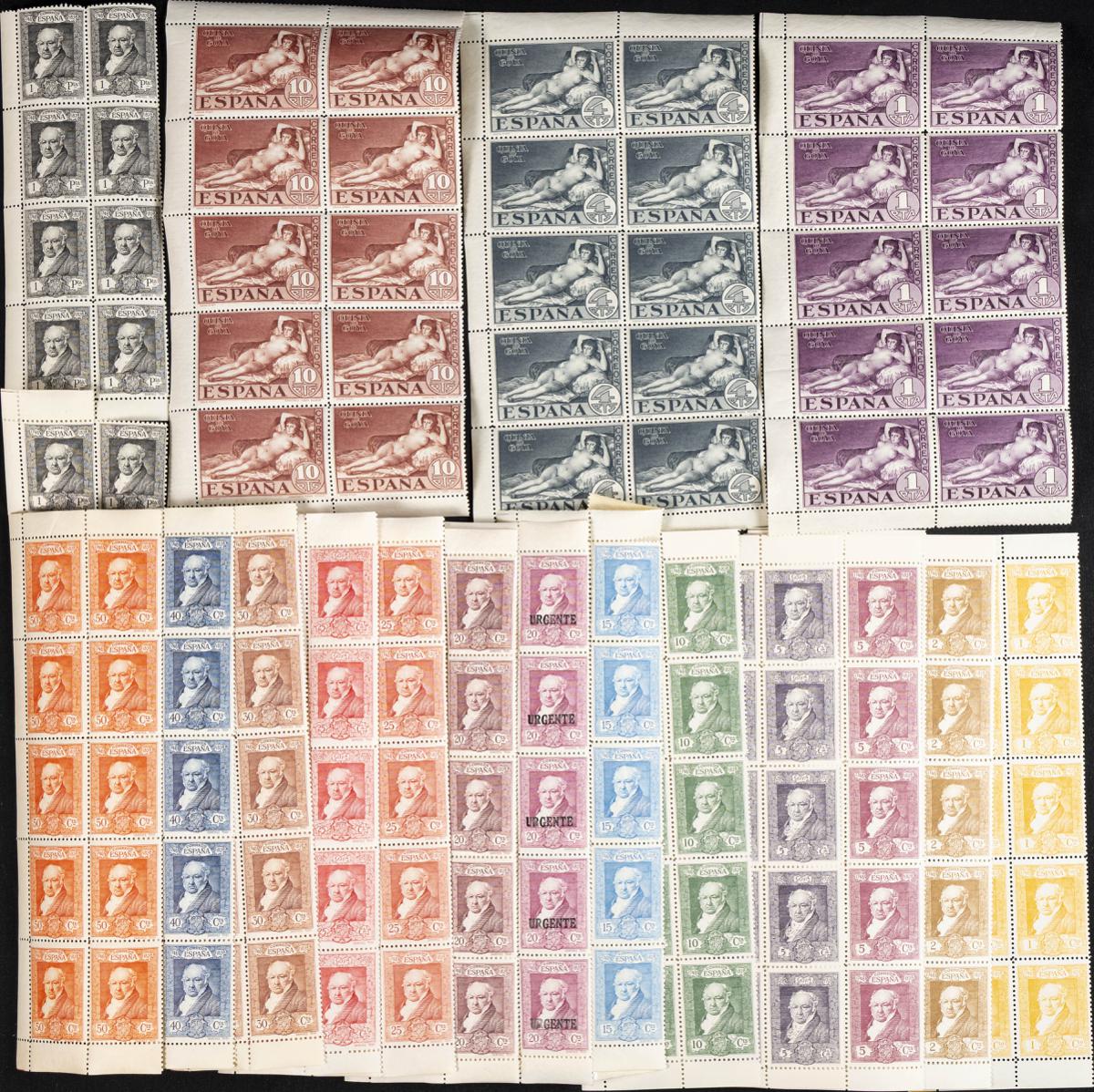 673 | Spanish Collection. Sets and stamps stock