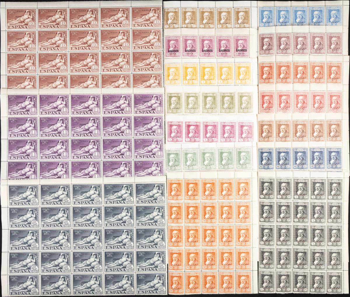 674 | Spanish Collection. Sets and stamps stock