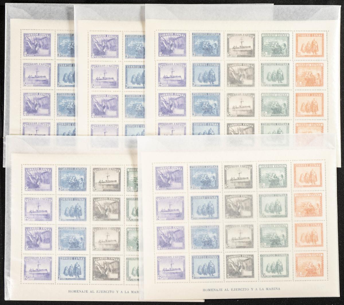 694 | Spanish Collection. Sets and stamps stock
