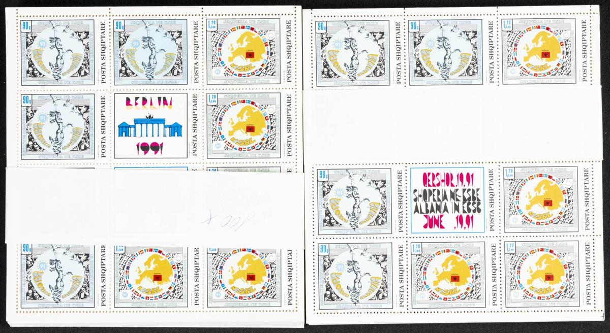 6 - Albania. Sets and stamps stock 
