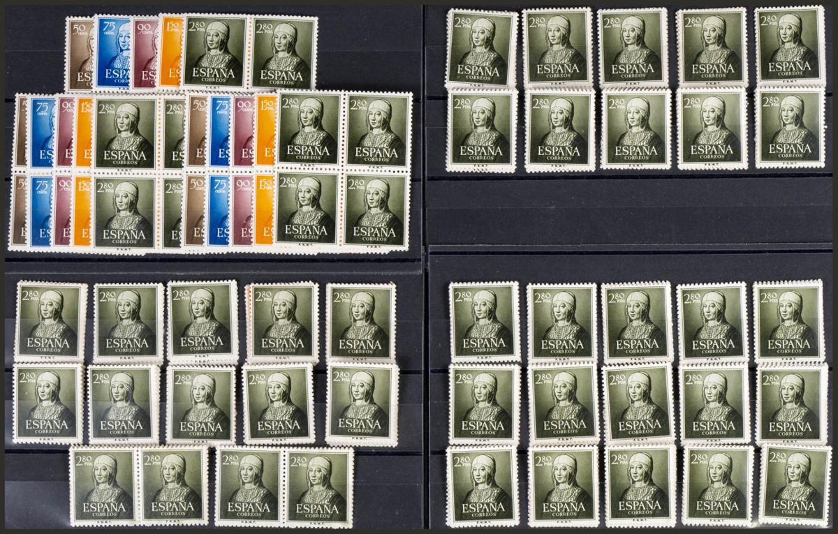703 | Lotes y Colecciones.España. Stock de Series y Sellos