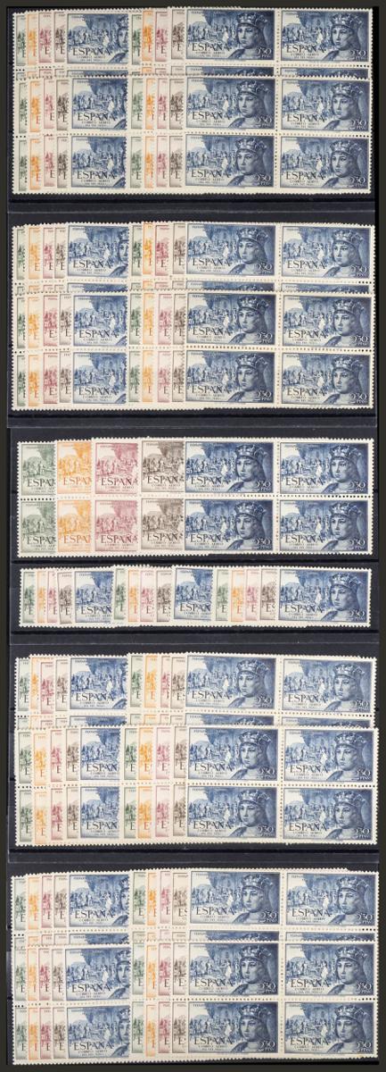 709 | Lotes y Colecciones.España. Stock de Series y Sellos