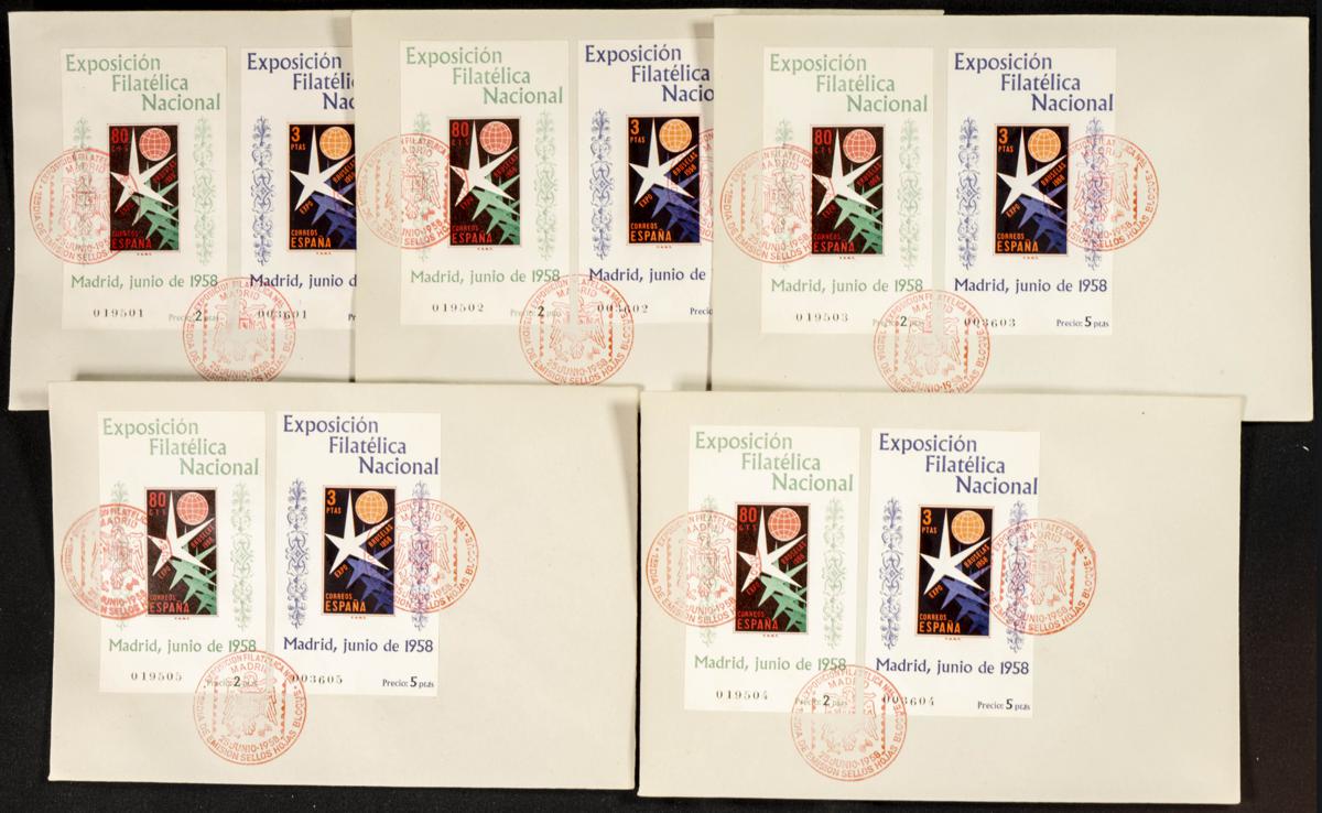 729 | Lotes y Colecciones.España. Stock de Series y Sellos