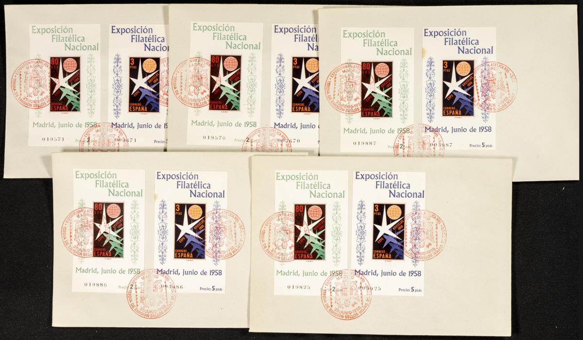 730 | Lotes y Colecciones.España. Stock de Series y Sellos