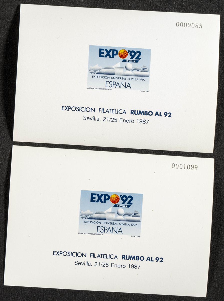 750 | Pruebas de Lujo. Stock de Series y Sellos