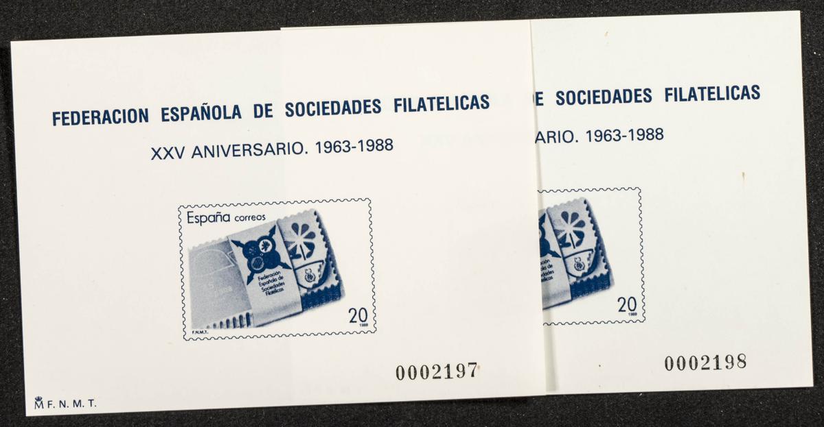 752 | Pruebas de Lujo. Stock de Series y Sellos