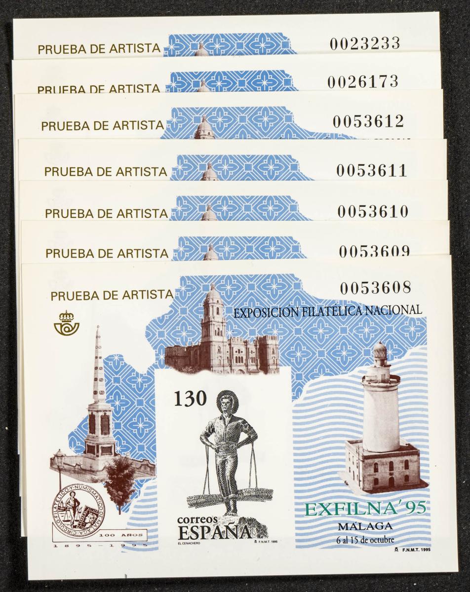 762 | Pruebas de Lujo. Stock de Series y Sellos