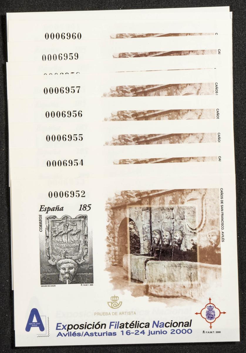 769 | Pruebas de Lujo. Stock de Series y Sellos
